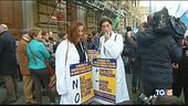 La protesta dei camici bianchi