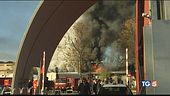 Rifiuti in fiamme