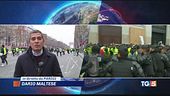Gilet gialli a Parigi, scontri e incidenti