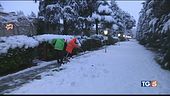 A 8 giorni dal Natale prima neve in pianura