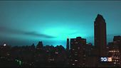 Scia blu a New York "Non sono gli alieni"