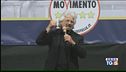 Grillo alla festa del Movimento