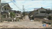 Alluvione Giappone paese in ginocchio