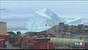 Un iceberg davanti alla porta di casa