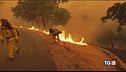 Allarme incendi in California