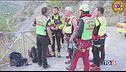Inferno all'improvviso nella gola del torrente