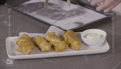 Merluzzo in pastella di riso