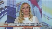 Giorgia Meloni sul tema di immigrati e sicurezza