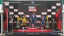 Il podio della Supersport