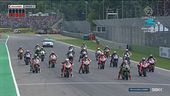 Il podio di gara-1 a Imola