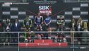 Sbk, il podio di Gara 2