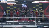 Sbk, il podio di gara-1