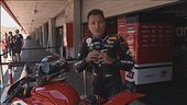 Portimao, giro pista con Max Temporali