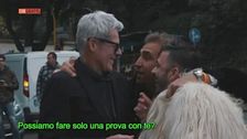 Il fatidico in contro con Baglioni