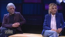 Eva Grimaldi e Pino Calabresi