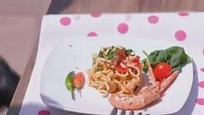 Pasta con gli scampi