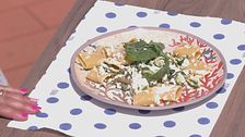 Pasta con zucchine e triglie