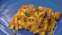 Tagliatelle con carne suina italiana