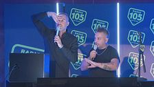 Radio 105 moment
