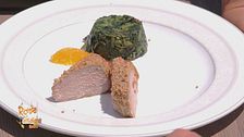 Filetto di suino in crosta di sesamo