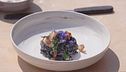 Tagliolini al carbone con salsa di finferli