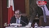 Borghi spegne il microfono a Tria