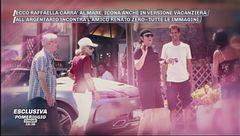 Raffaella Carrà e Renato Zero paparazzati