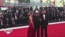 Red carpet per Jasmine e Al Bano Junior