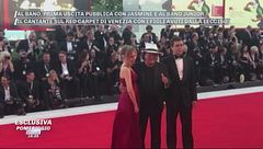 Red carpet per Jasmine e Al Bano Junior