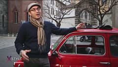 A bordo della mitica 500 rossa