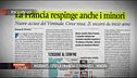 La Francia respinge i minori