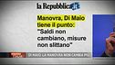 La manovra non cambia