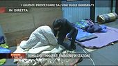 Roma: gli immigrati sfollati finiscono alla stazione Termini