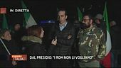 In piazza contro i rom