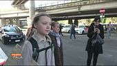 Greta, la "pasionaria" del clima, arriva a Roma