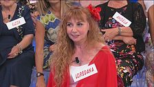 L'emozionata Loredana...