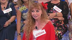 L'emozionata Loredana...
