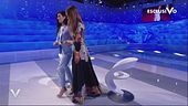 L'abbraccio tra Pamela e Silvia