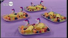 Omelette dolci con frutta