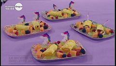 Omelette dolci con frutta
