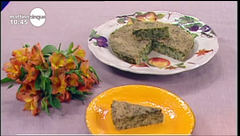 Torta di riso agli spinacini