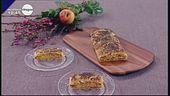 Strudel con pesche noci