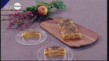 Strudel con pesche noci