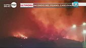 Ultimora incendio nel pisano