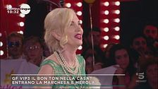 GF Vip 3: la Marchesa, Merola e Nudo