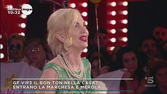 GF Vip 3: la Marchesa, Merola e Nudo