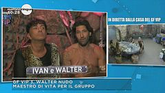GF Vip 3: Walter maestro di vita