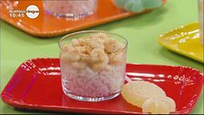 Riso con gamberetti in salsa