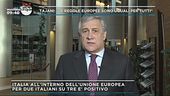 Parla Antonio Tajani