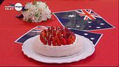 Pavlova con fragole e cioccolato